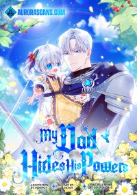 Poster for the manga My Dad Hides His Powers