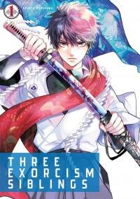 Poster for the manga Three Exorcism Siblings «Official»