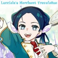 Poster for the manga Lucciola's Merchant Travelogue