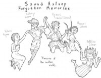 Poster for the manga Sound Asleep: Forgotten Memories