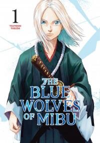 Poster for the manga The Blue Wolves of Mibu