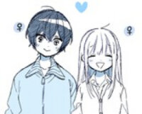 Poster for the manga Boyish Girlfriend