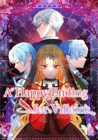 Poster for the manga A Happy Ending for Villains