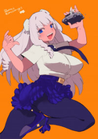 Poster for the manga Giant Ojou-sama