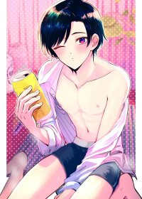 Poster for the manga Ando Is New to Drinking