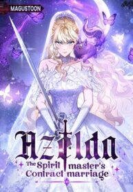 Poster for the manga Azelda: The Spirit Master’s Contract Marriage