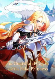 Poster for the manga The Guardian Dragon and the Fake Princess