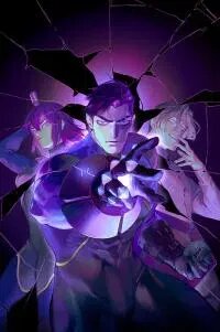 Poster for the manga Eiyuu To Hanzai Ou No Kikan - Re: Criminal
