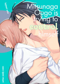 Poster for the manga Mitsunaga Ougo is Trying to Control Himself