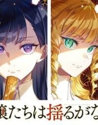 Poster for the manga Akuyaku Reijōtachi Wa Yuruganai