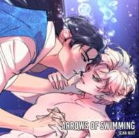 Poster for the manga Arrows of Swimming