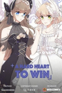 Poster for the manga A hard heart to win
