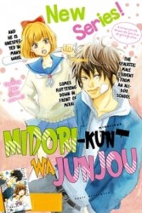 Poster for the manga Midori-kun wa Junjou