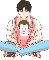 Poster for the manga Daddy Boy