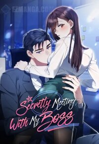 Poster for the manga Secretly Meeting With My Boss