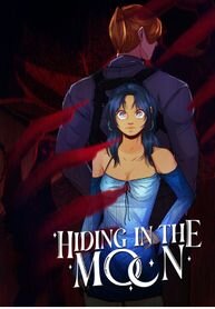 Poster for the manga Hiding in the Moon