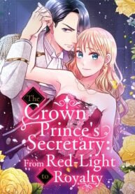 Poster for the manga The Crown Prince’s Secretary: From Red-Light to Royalty