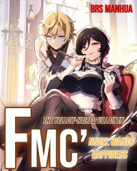 Poster for the manga The Yellow-haired Villain in Female Main Character's Novel wants Happiness