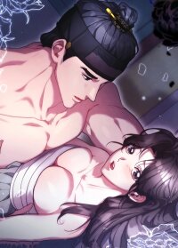 Manga poster In the dark night, the silver moon shines coldly