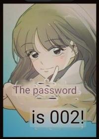 Poster for the manga Password is 002