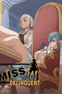 Poster for the manga Miss. Delinquent