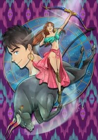 Poster for the manga The Witch and The Bull