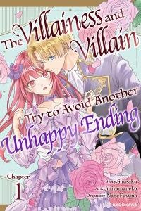 Poster for the manga The Villainess and Villain Try to Avoid Another Unhappy Ending