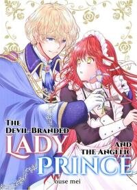 Poster for the manga The Devil-branded Lady and the Angelic Prince