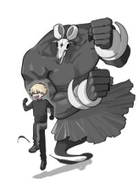 Poster for the manga The Great Villainous Boy - Twitter Side Stories
