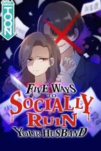 Poster for the manga Five Ways to Socially Ruin Your Husband