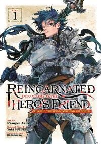 Poster for the manga Reincarnated Into a Game as the Hero’s Friend