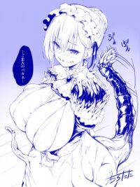 Poster for the manga Mimic Girl