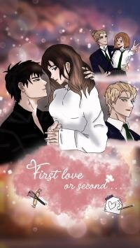 Poster for the manga First love or second…