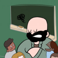Poster for the manga Mr. Teacher