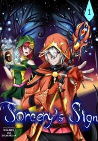 Poster for the manga Sorcery’s Sign