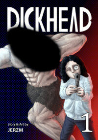 Poster for the manga Dickhead (Censored)