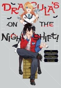 Poster for the manga Dracula's on the Night Shift