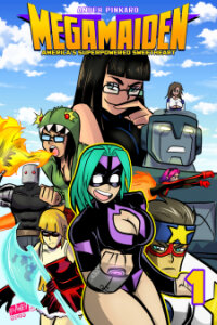 Poster for the manga Mega Maiden