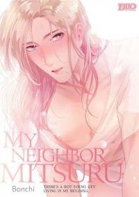 Poster for the manga My Neighbor Mitsuru -There's A Hot Young Guy Living in My Building