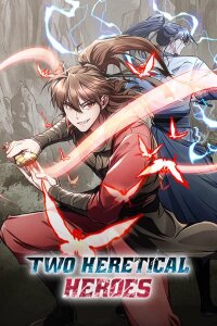 Poster for the manga Two Heretical Heroes