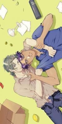 Poster for the manga Bitters & Blackmail