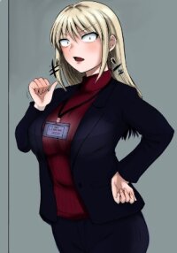 Manga poster A scary boss, but from now on she's going to be happier and happier.