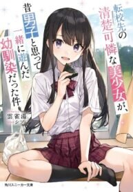 Manga poster Tenkosaki: The Neat and Pretty Girl at My New School Is a Childhood Friend of Mine Who I Thought Was a Bo