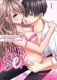 Poster for the manga Osananajimi to Hajimeru win-win Sex - Hajimete Doushi de H Shitara Zuppori Hamarimashita