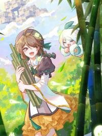 Poster for the manga Hundred Spirit Helpers