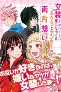 Poster for the manga Josou Shite Mendoukusai Koto ni Natteru Nekura to Yankee no Ryou Kataomoi