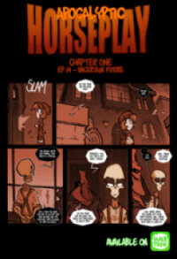 Poster for the manga Apocalyptic Horseplay