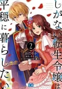 Poster for the manga Shiganai Tensei Reijou Wa Heion Ni Kurashitai