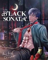 Poster for the manga Black Sonata