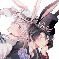 Poster for the manga "Tsukiuta." Gekijouban RABBITS KINGDOM THE MOVIE